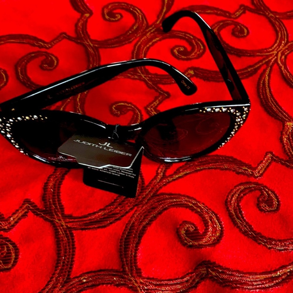 Judith Lieber crystal embellished sunglasses